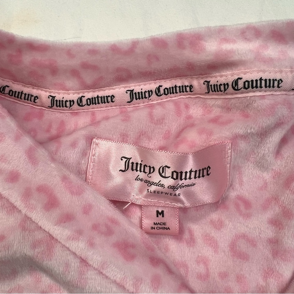 Juicy Couture Sleepwear Women’s Top Crew Neck  Sz. Medium Pink L030223 - Picture 2 of 6